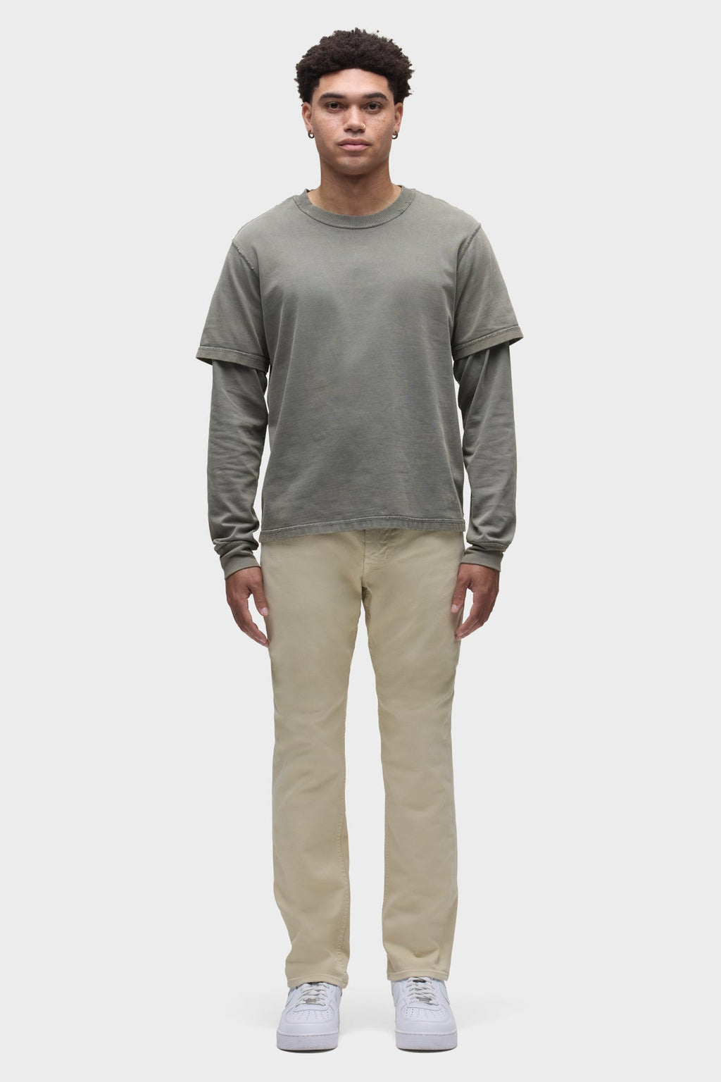 Blake Slim Straight Twill Pant